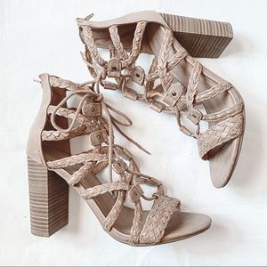 Merona Nude Wedge Heels
